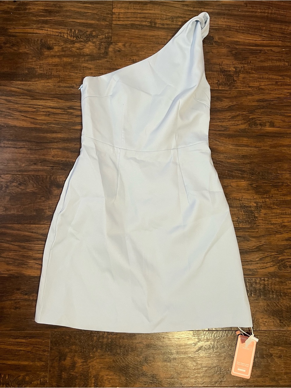 SHEIN One-Shoulder White Mini Dress